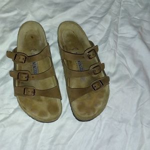 🌹Birkenstock Soft Footbed 🌹 Nubuck Leather sz 10
